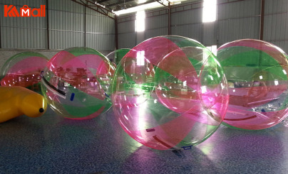 inflatable zorb ball gives guys joy